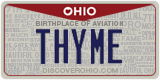 Ohio, Vanity Plates