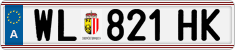 License plate of Austria, Regular plates