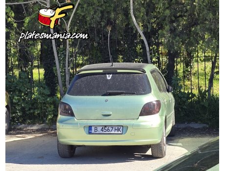 B 4567 HK, Peugeot 307