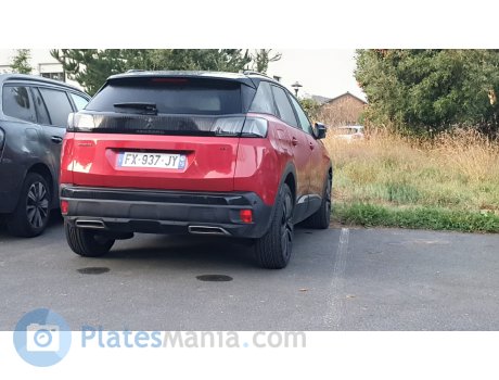 FX-937-JY, Peugeot 3008