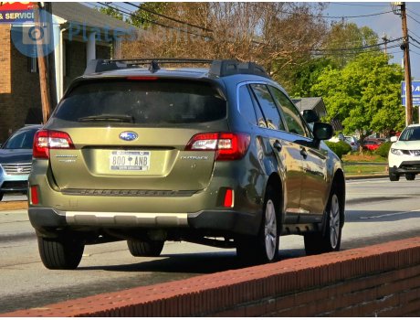 800 ANB, Subaru Outback