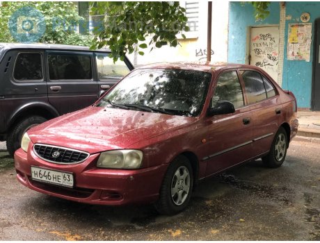 н646не63, Hyundai Accent