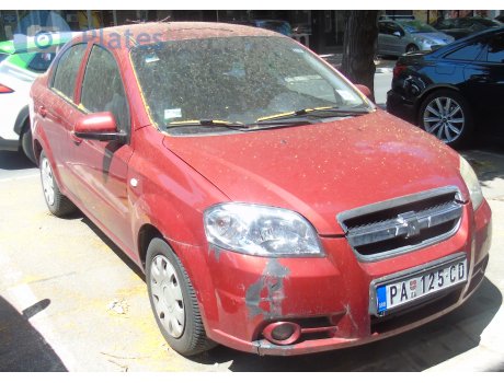 PA 125-CD, Chevrolet Aveo