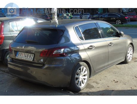 KV 148-HZ, Peugeot 308