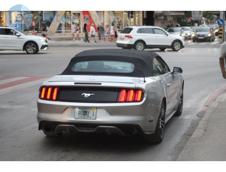 R0CKY 1, License plate without vehicle