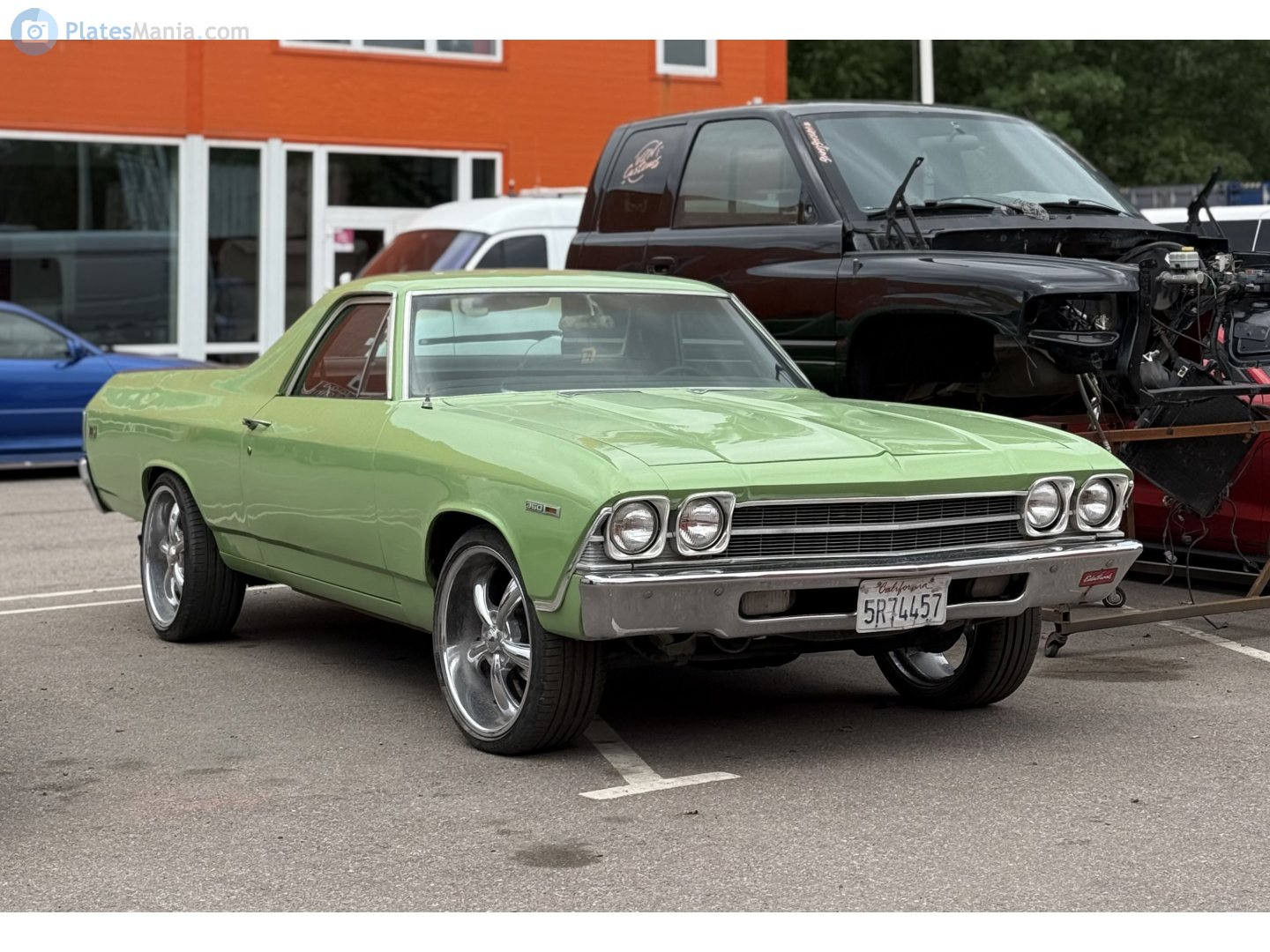 5R74457, Chevrolet El Camino 3rd gen 1969 (13680/13880; A-body), 1st facelift, 1968–1969