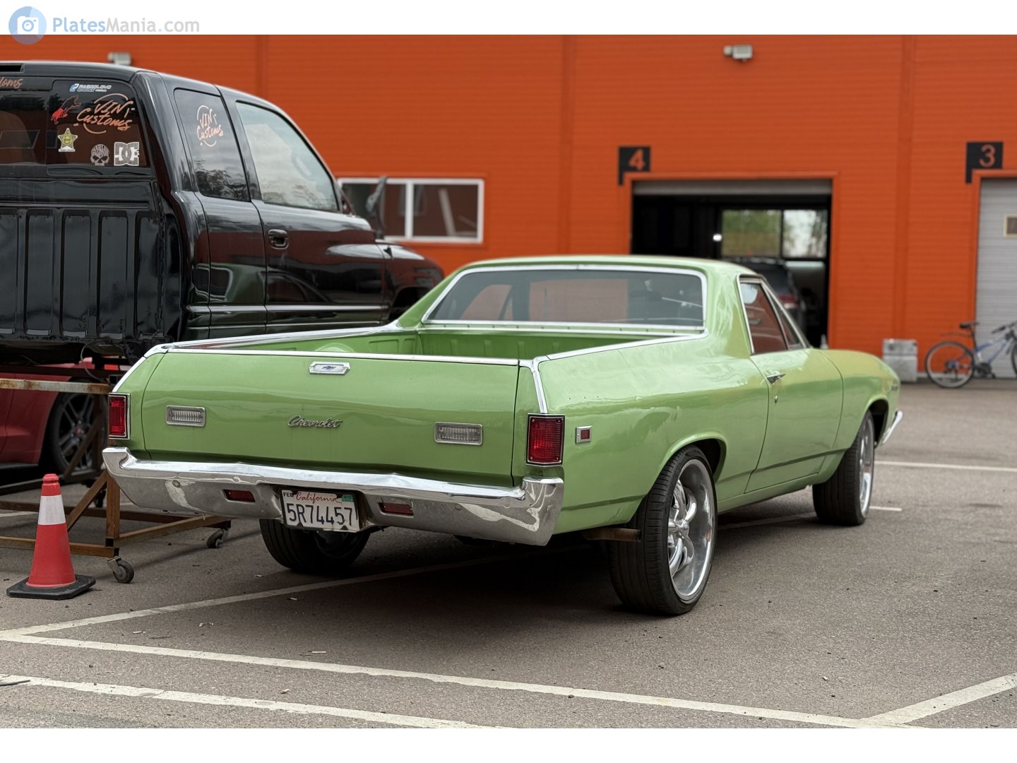 5R74457, Chevrolet El Camino 3rd gen 1969 (13680/13880; A-body), 1st facelift, 1968–1969