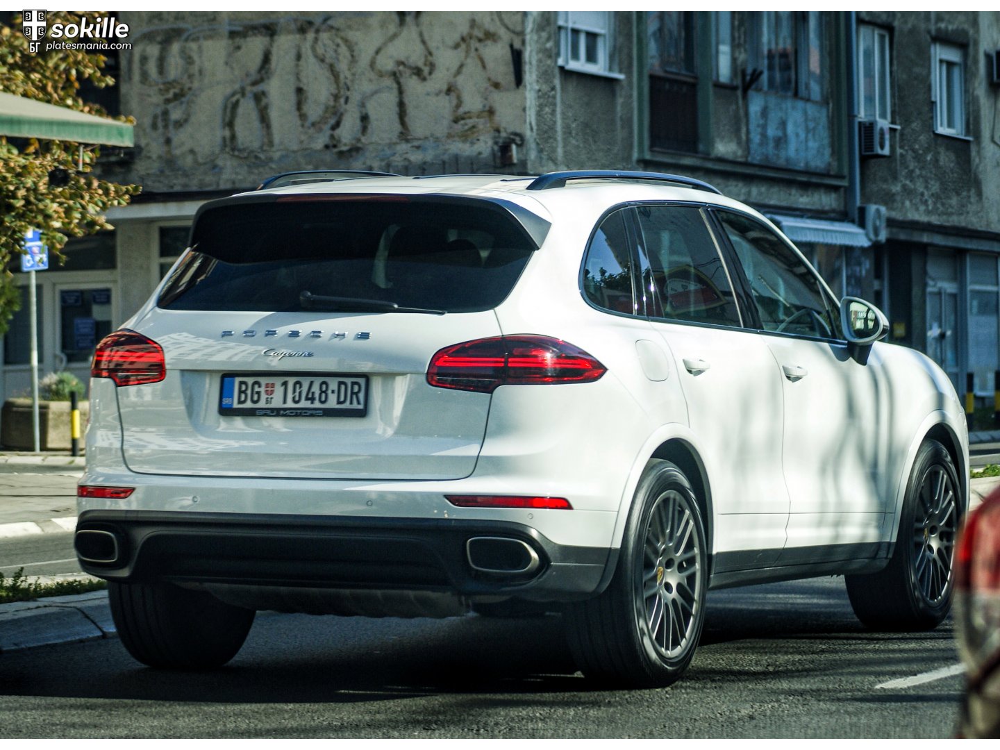 BG 1048-DR, Porsche Cayenne 2nd gen (958; 92A), facelift, 2014–2017