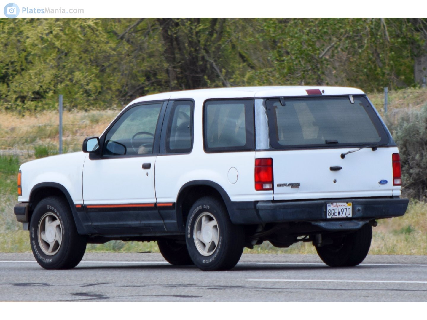 8GEW970, Ford Explorer 1st gen 3-door SUV (UN46; NA-market), 1990–1994