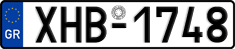 License plate of Greece, Cars