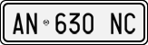 License plate of Italy, Cars (1994 year series)