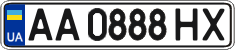 AA 0888 HX