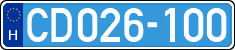 license plates of Hungary, Diplomatic