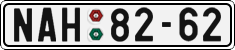 License plate of the Czech Republic, Cars (1960)