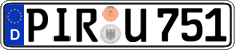 German license plate, Regular plates