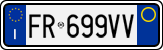License plate of Italy, Cars (1994 year series)
