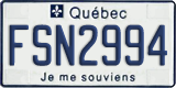 Quebec, Commercial vehicles (FAB1234)