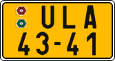 License plate of the Czech Republic, Commercial vehicles (1960)