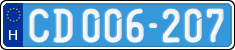 license plates of Hungary, Diplomatic