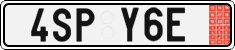 License plate of the Czech Republic, Export transit plates