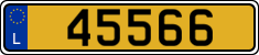 License plate of Luxembourg, Vanity Plates
