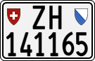 License plate of Switzerland, Motorcycles