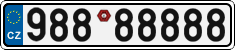 License plate of the Czech Republic, Vanity Plates