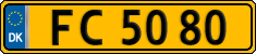 License plate of Denmark, Commercial vehicles