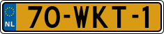 License plate of the Netherlands, Trailers