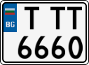 License plate of Bulgaria, Cars