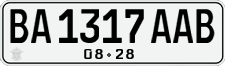 License plate of Indonesia, Regular plates