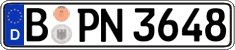German license plate, Regular plates