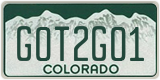 Colorado, Vanity Plates
