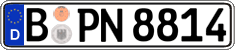 German license plate, Regular plates