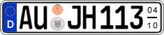 German license plate, Seasonal plates