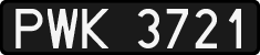 License plates of Poland, 1976 year system