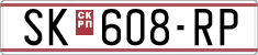 License plate of North Macedonia, Regular plates (1993)