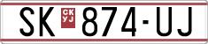 License plate of North Macedonia, Regular plates (1993)