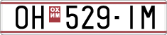 License plate of North Macedonia, Regular plates (1993)