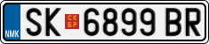License plate of North Macedonia, Regular plates (2012)
