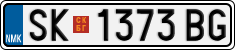 License plate of North Macedonia, Regular plates (2012)