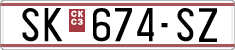 License plate of North Macedonia, Regular plates (1993)