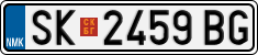 License plate of North Macedonia, Regular plates (2012)