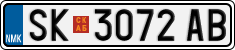 License plate of North Macedonia, Regular plates (2012)