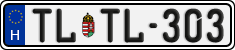license plates of Hungary, Regular plates (2022)