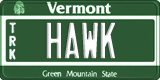Vermont, Vanity Plates