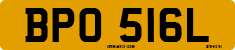 License plate of the United Kingdom, 1963 year system
