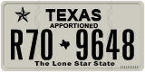 Texas, Apportioned vehicles (2012) (A12-3456)
