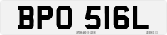 License plate of the United Kingdom, 1963 year system