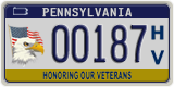 Pennsylvania, Specialty plates (A/B XXXX(X))